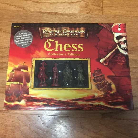 Pirates of The Caribbean At World's End Chess Set Collectors Edition - Picture 1 of 7